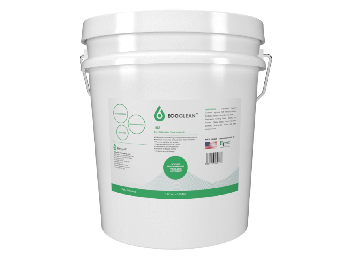 EcoClean™ 102 - Microorganisms for Treating Wastewater with High Salinity from 1-3%