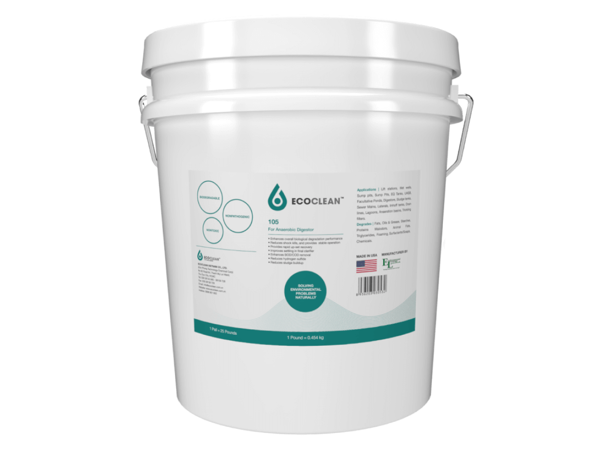 EcoClean™ 105 - Microorganisms for Anaerobic Digesters