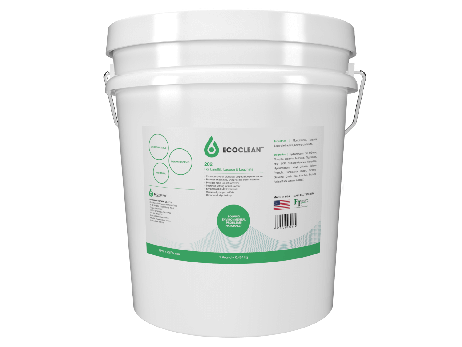EcoClean™ 202 - Microorganisms for Treating Leachate and Cassava Starch