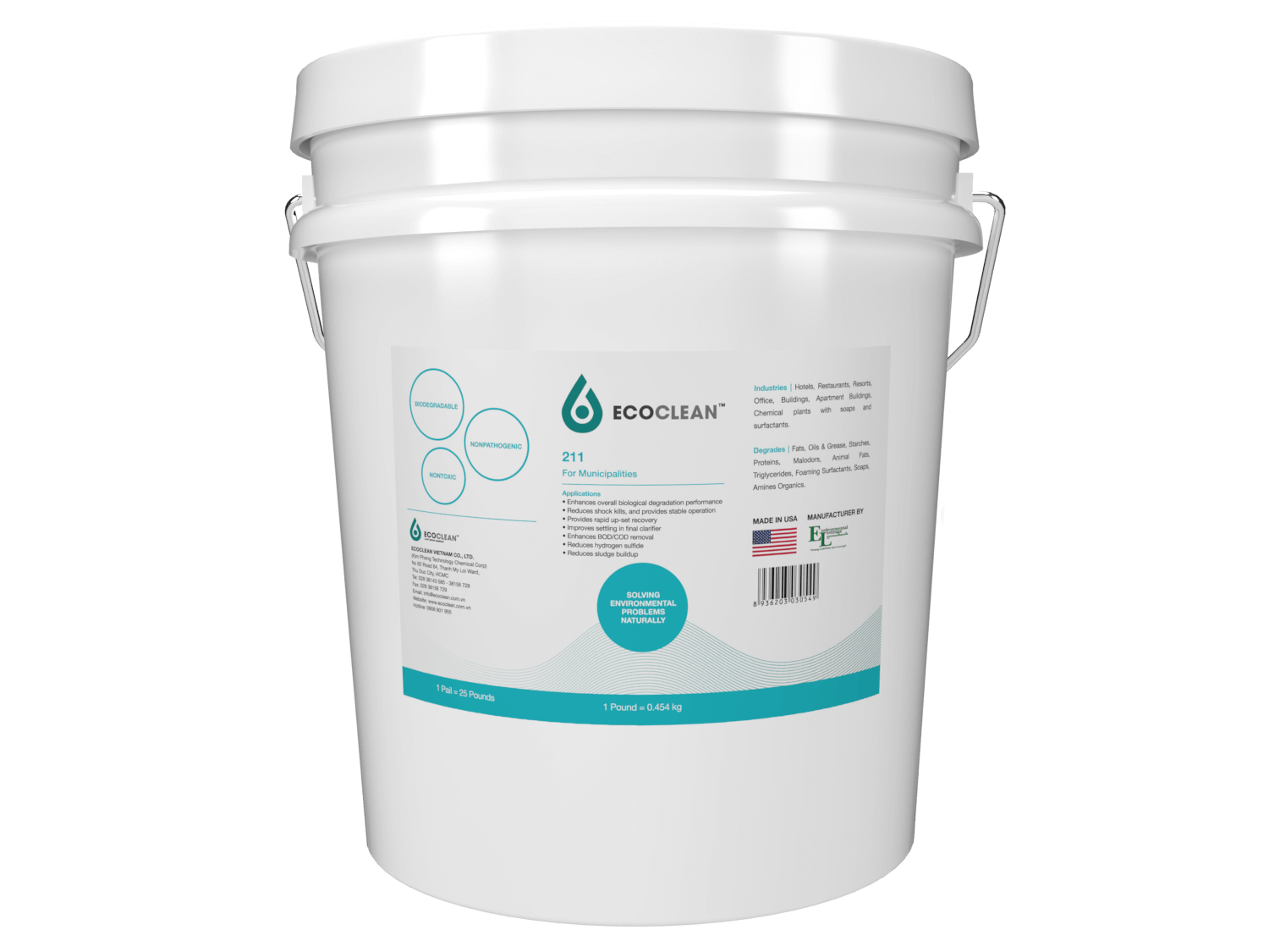 EcoClean™ 211 - Microorganisms for domestic wastewater treatment