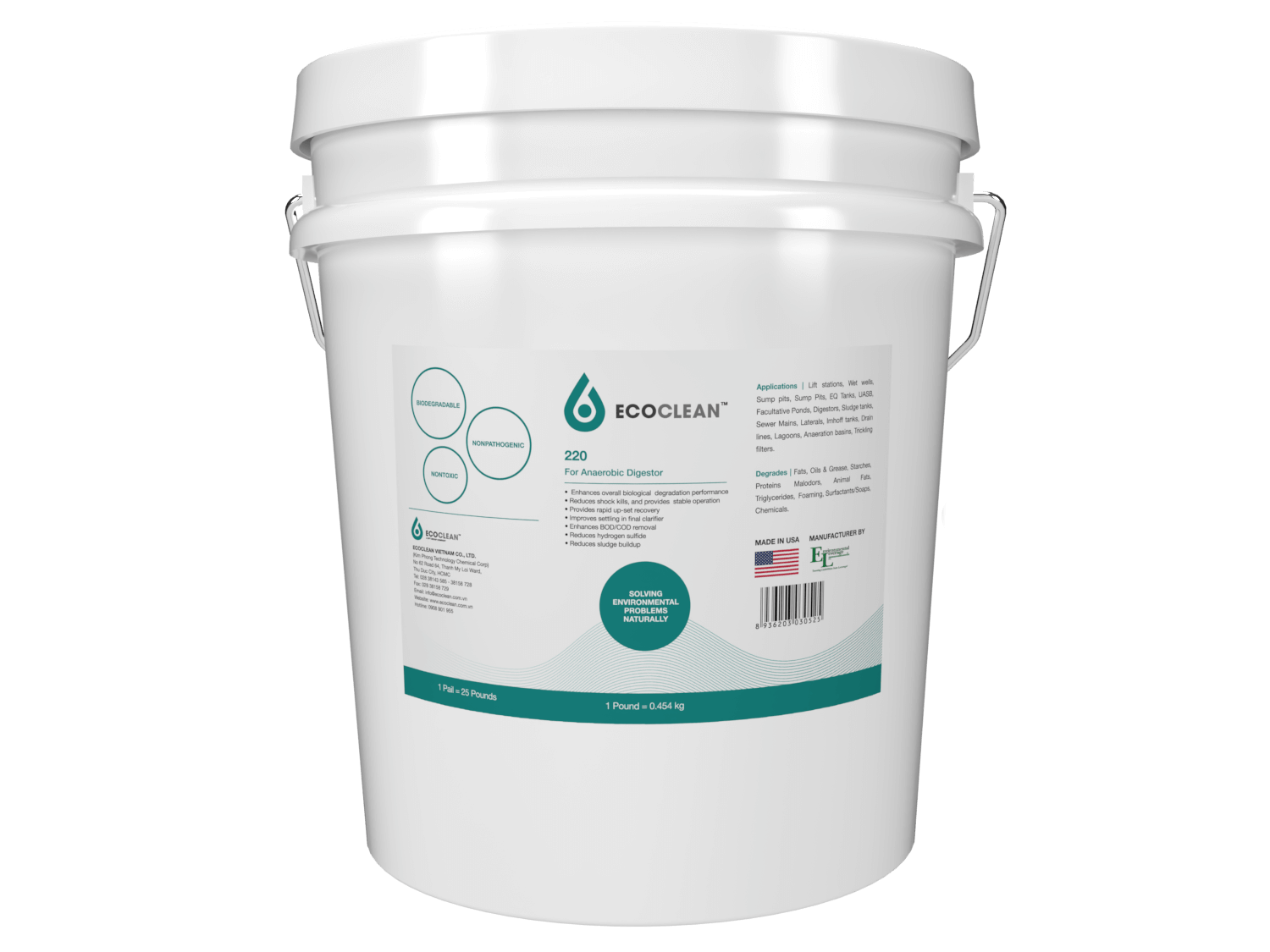 EcoClean™ 220 - Microorganisms for Anaerobic Digesters