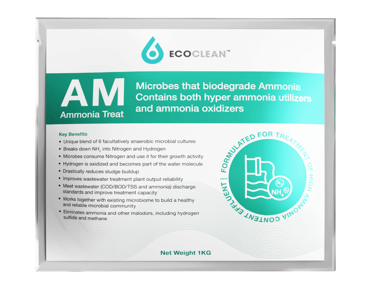 EcoClean™ AM - Ammonia & Nitrogen Treatment Microorganisms