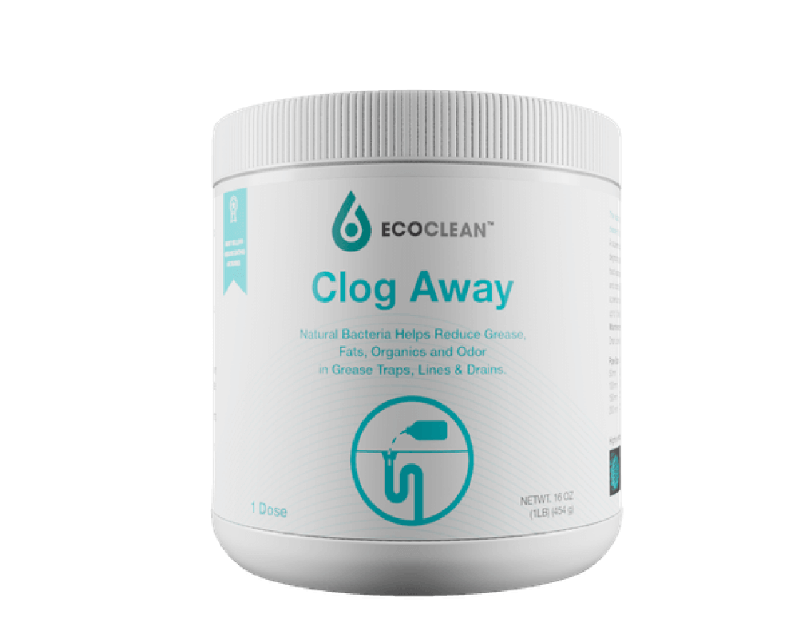 EcoClean™ Clog Away - Microorganisms for treating grease in pipes and grease traps