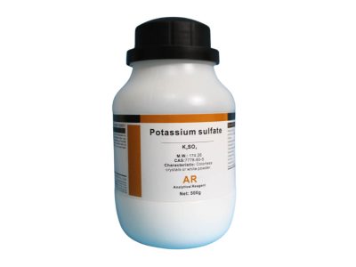 Potassium Sulfate K₂SO₄ Chemical, 500g bottle, China